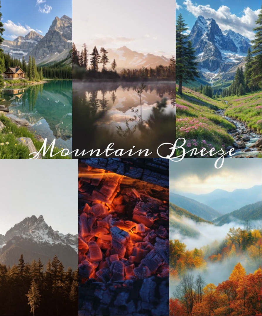 Mountain Breeze Candle | Eucalyptus, Blue Sage & Smoky Embers