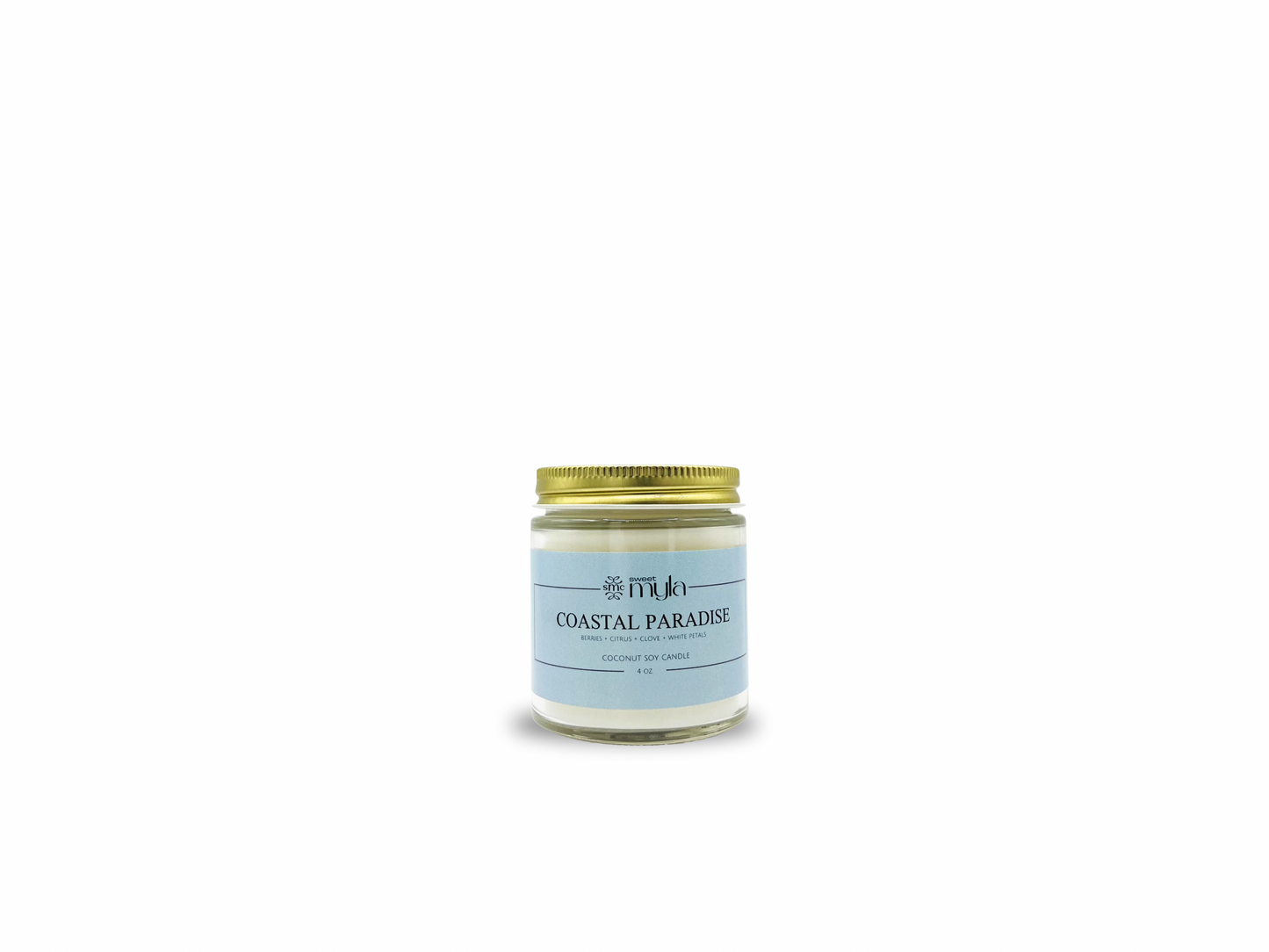 Coastal Paradise Candle | Berries, Citrus, Clove & White Petals Scented