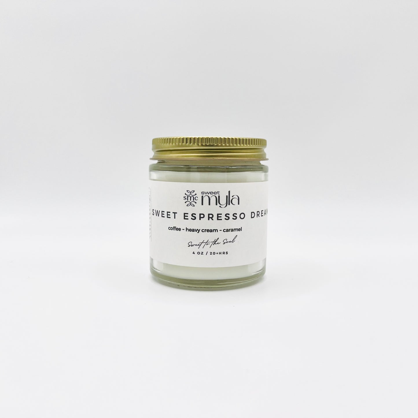 Sweet Espresso Dream Candle with fragrance notes of Coffee, Heavy Cream & Caramel