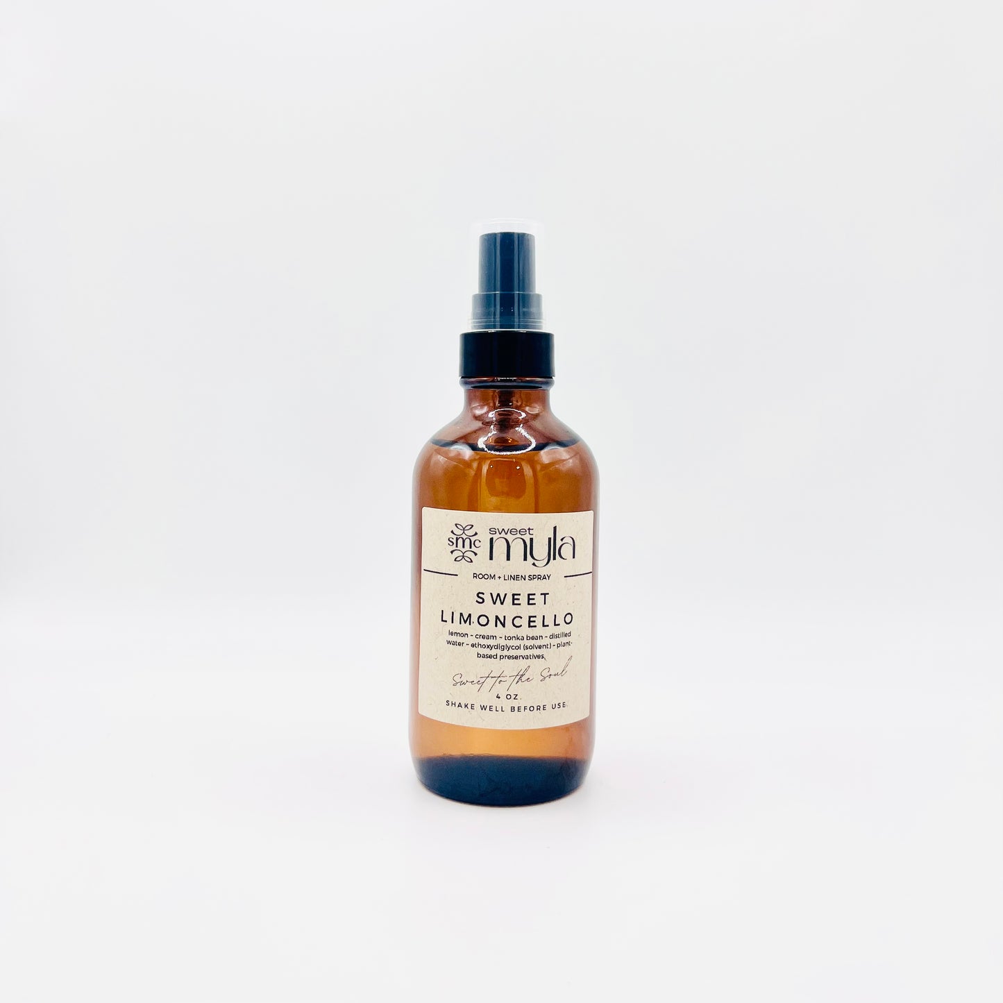 Sweet Limoncello Room Spray with scents of lemon, cream & tonka bean
