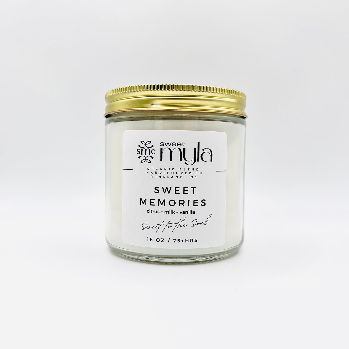 Sweet Memories Candle with fragrance notes of Citrus, Creamy Milk & Sweet Vanilla