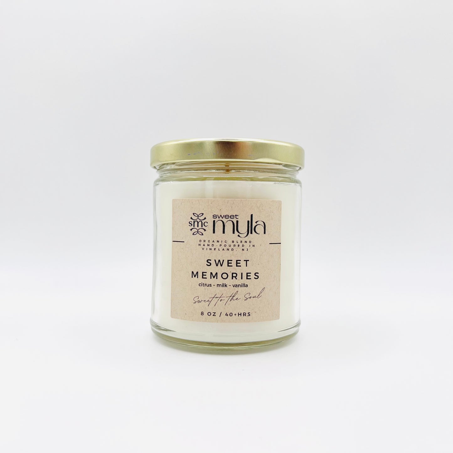 Sweet Memories Candle with fragrance notes of Citrus, Creamy Milk & Sweet Vanilla
