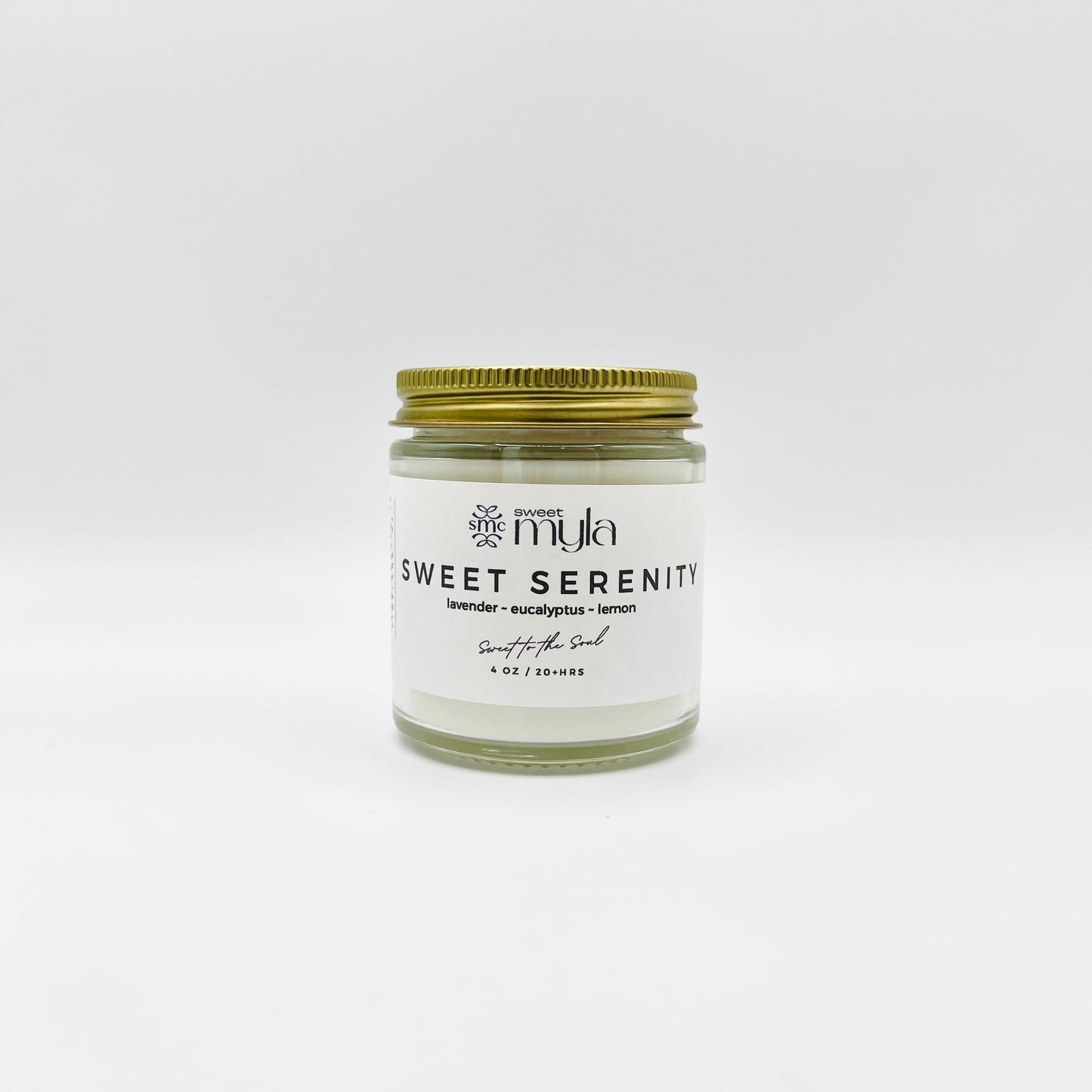 Sweet Serenity Candle with fragrance notes of Lavender, Eucalyptus & Lemon