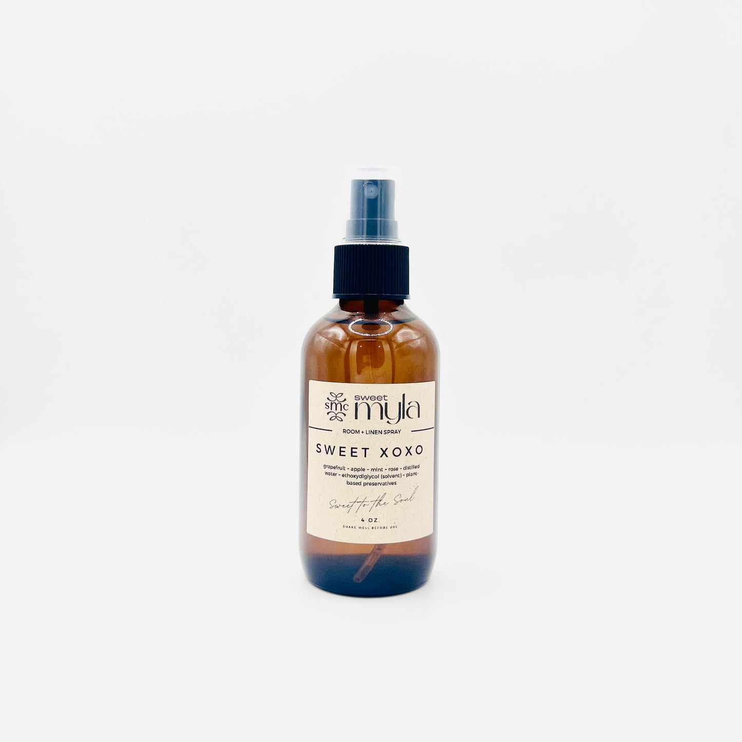 Sweet XOXO Room + Linen Spray with scents of Grapefruit, Apple, Mint & Rose