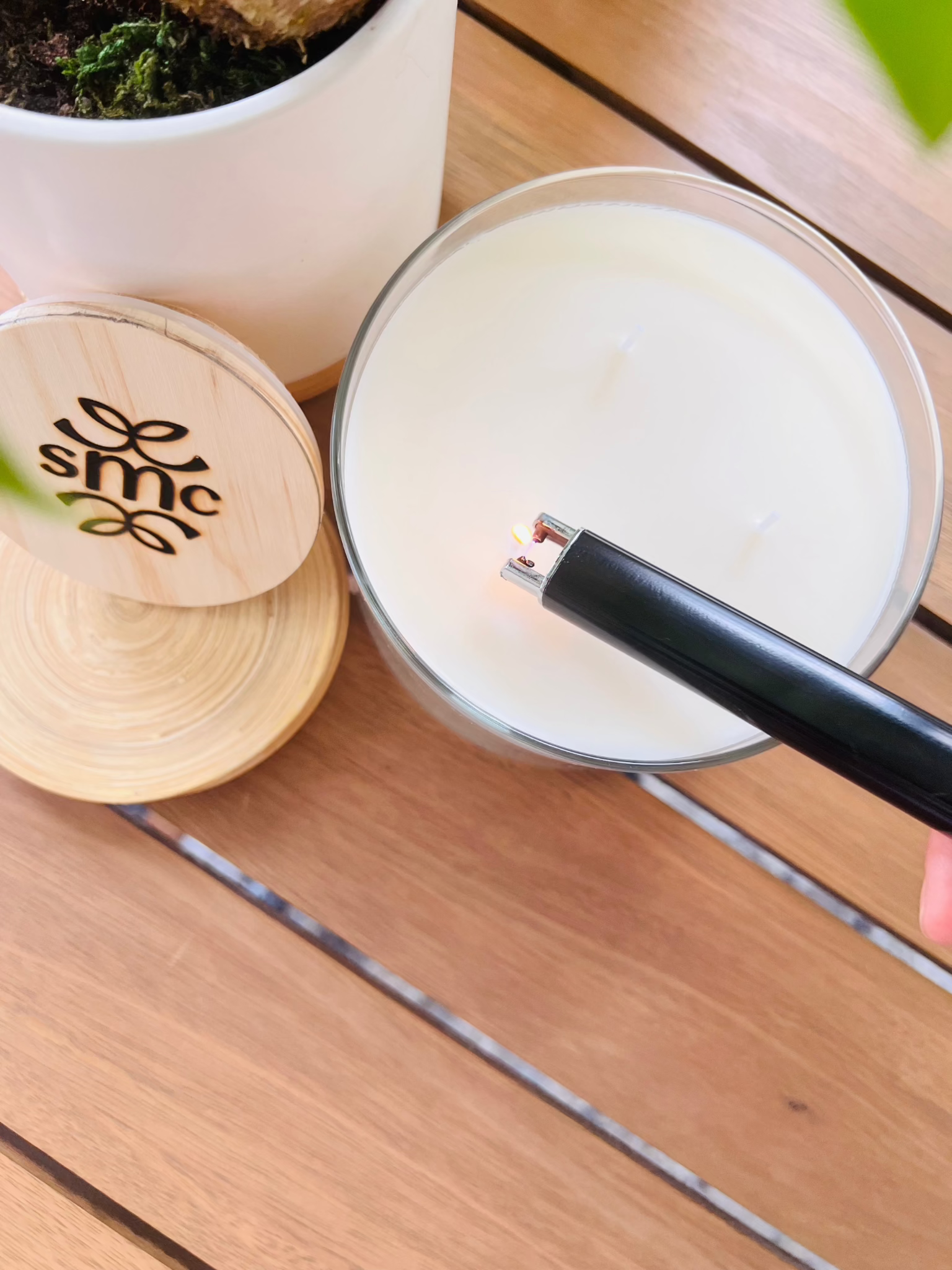 3-Wick Coconut Soy Candle - 24 oz Glass Jar