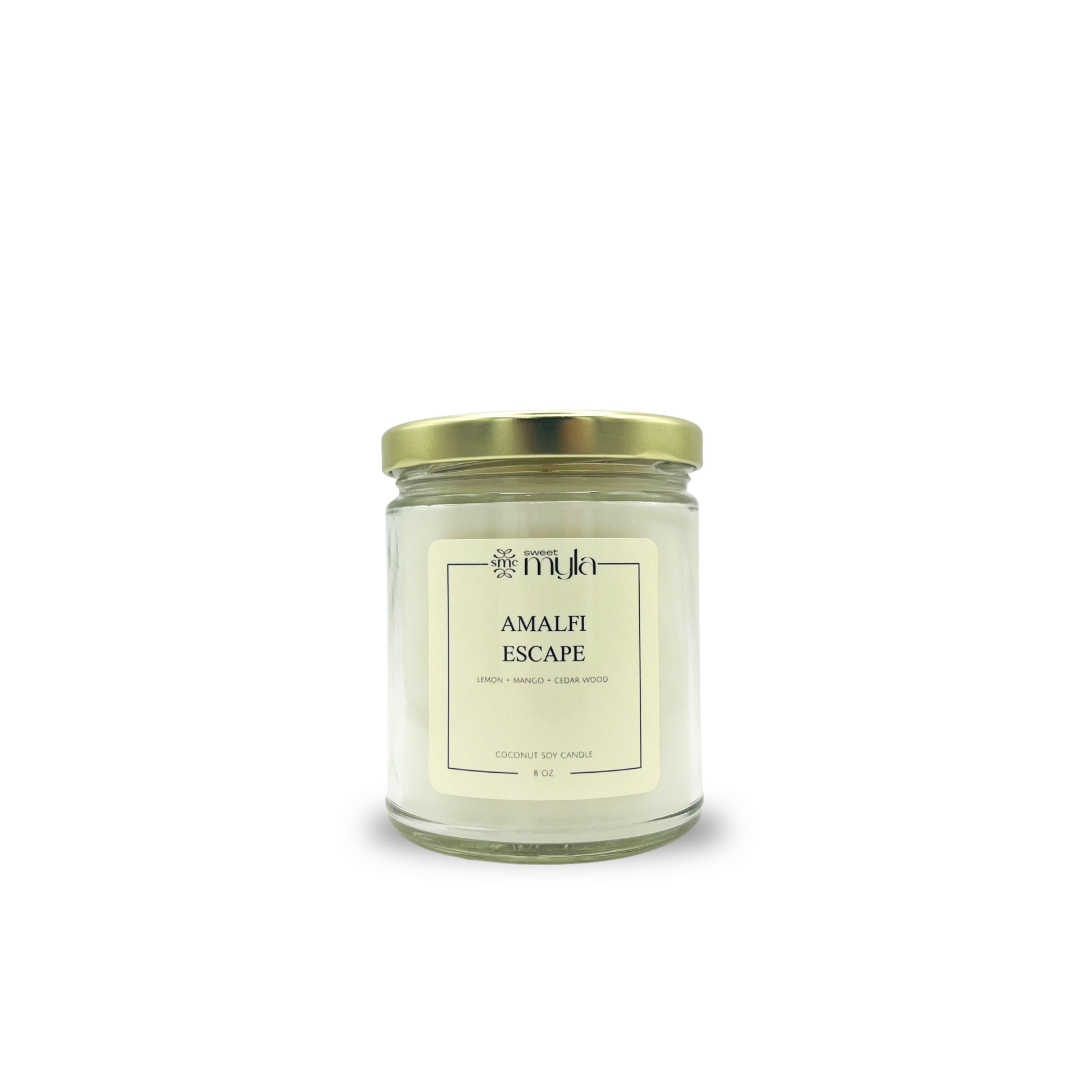 Amalfi Escape Candle | Citrus, Mango, Coconut & Cedarwood Scented