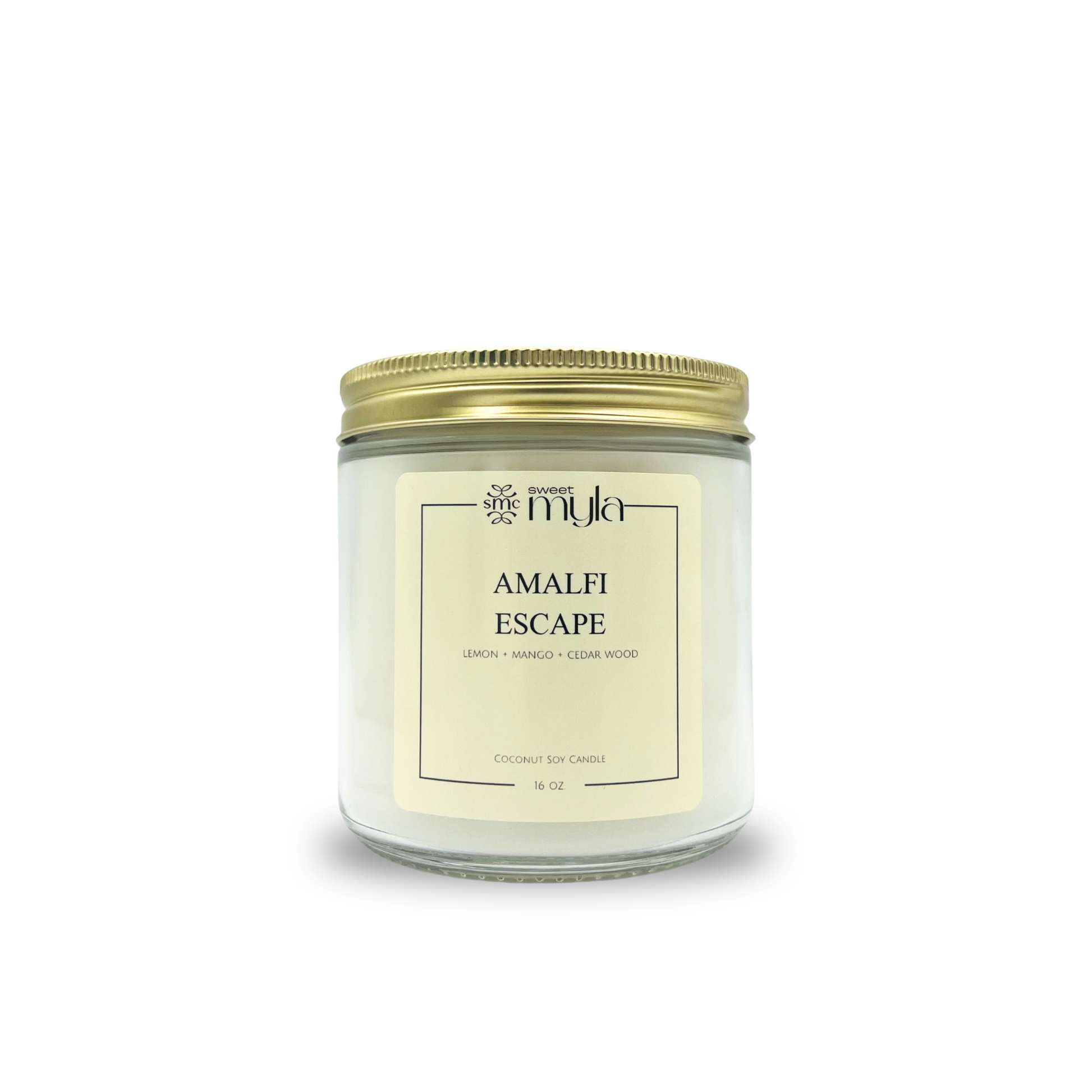 Amalfi Escape Candle | Citrus, Mango, Coconut & Cedarwood Scented