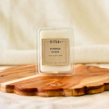 3oz. wax melts labeled 'Pumpkin Patch'