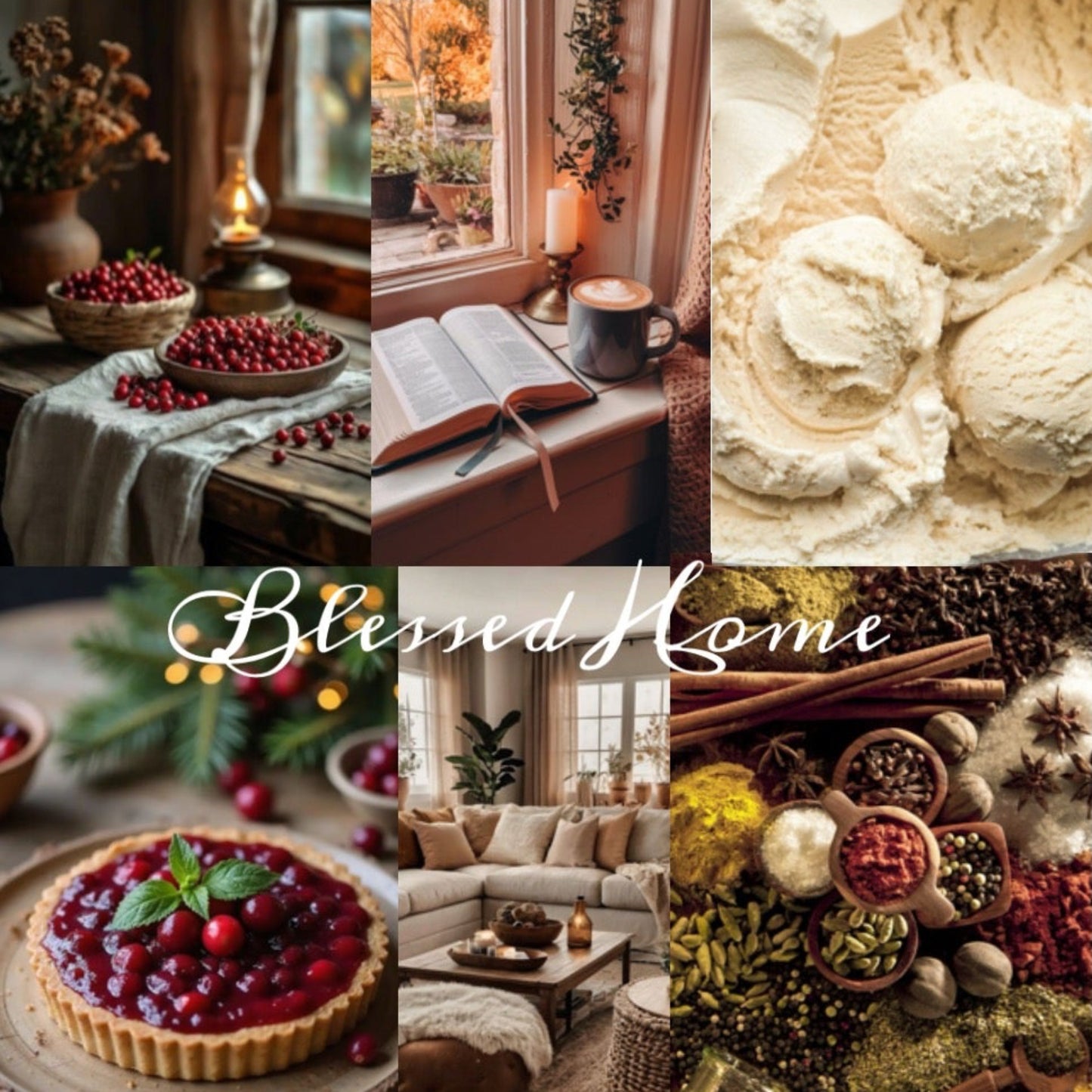 Blessed Home Room + Linen Spray | Cranberry, Spices & Vanilla Fragrance