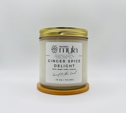 Ginger Spice Delight Fall Candle