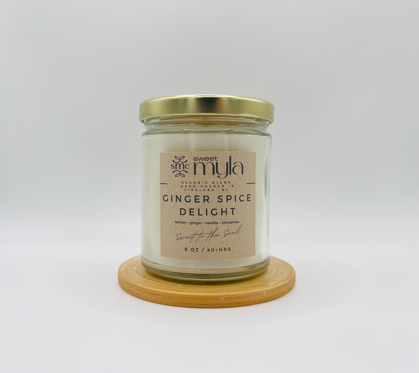 Ginger Spice Delight Fall Candle