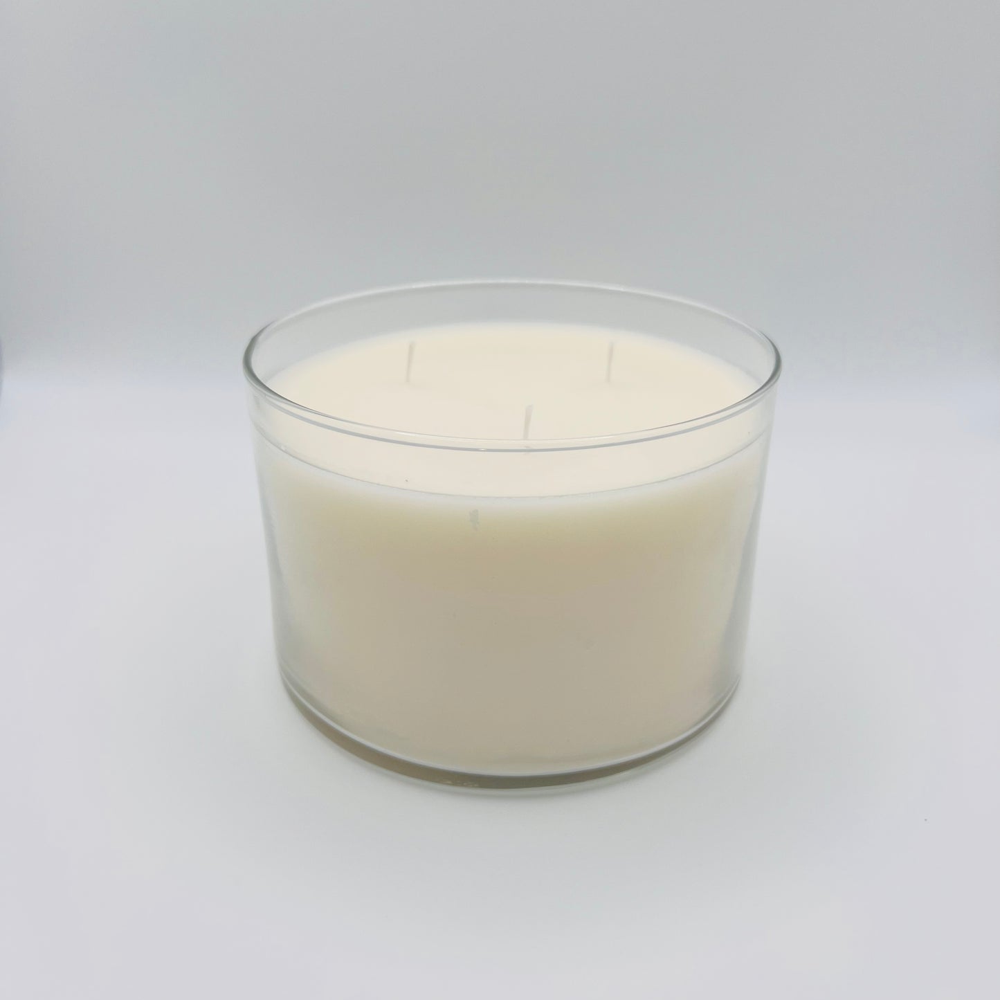 Luxury 3-Wick Coconut Soy Candle - 24 oz Glass Jar