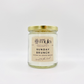 Sunday Brunch Candle with almond cake, citrus, jasmine tea, and sweet vanilla scent.