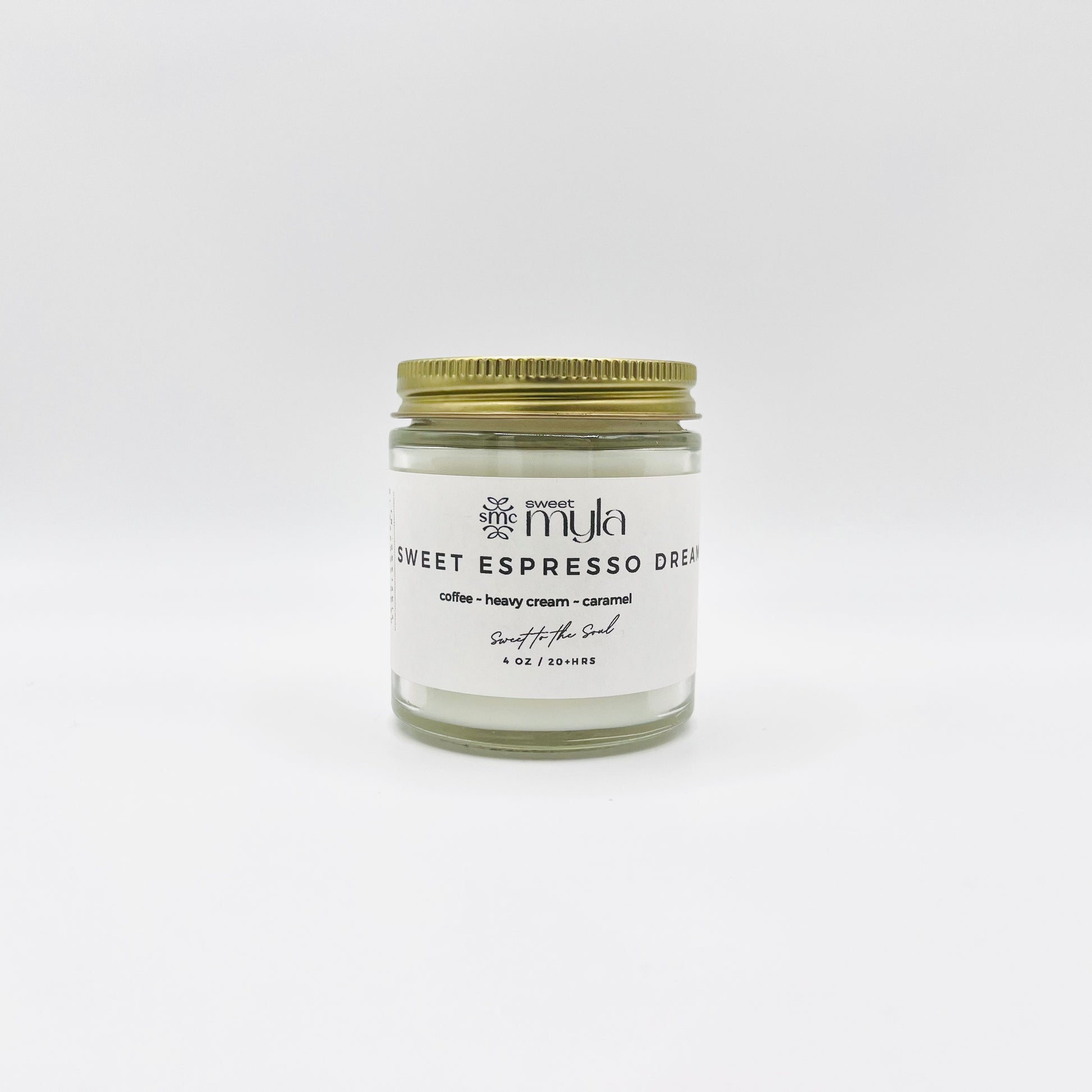 Sweet Espresso Dream Candle with fragrance notes of Coffee, Heavy Cream & Caramel