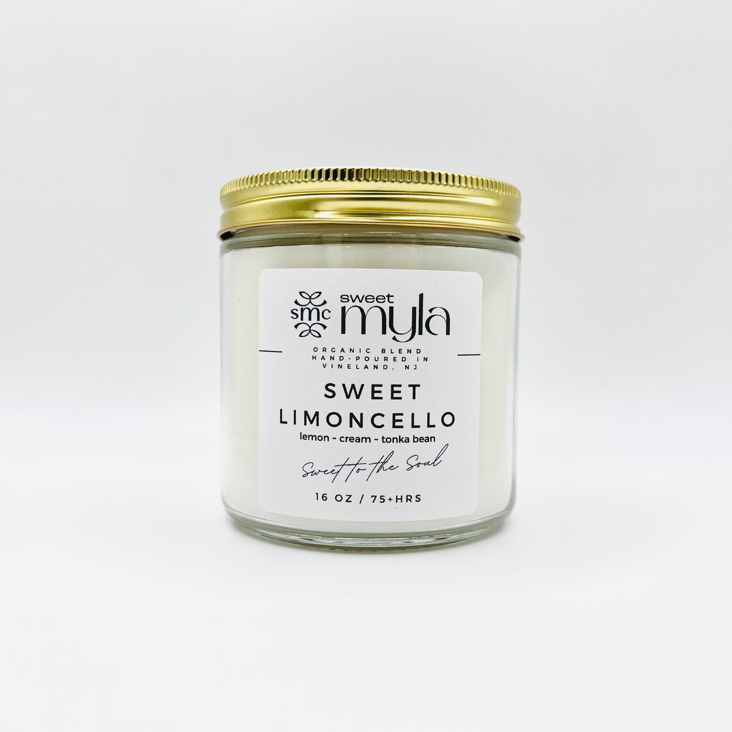 Sweet Limoncello Candle with fragrance notes of Lemon, Cream & Tonka Bean 