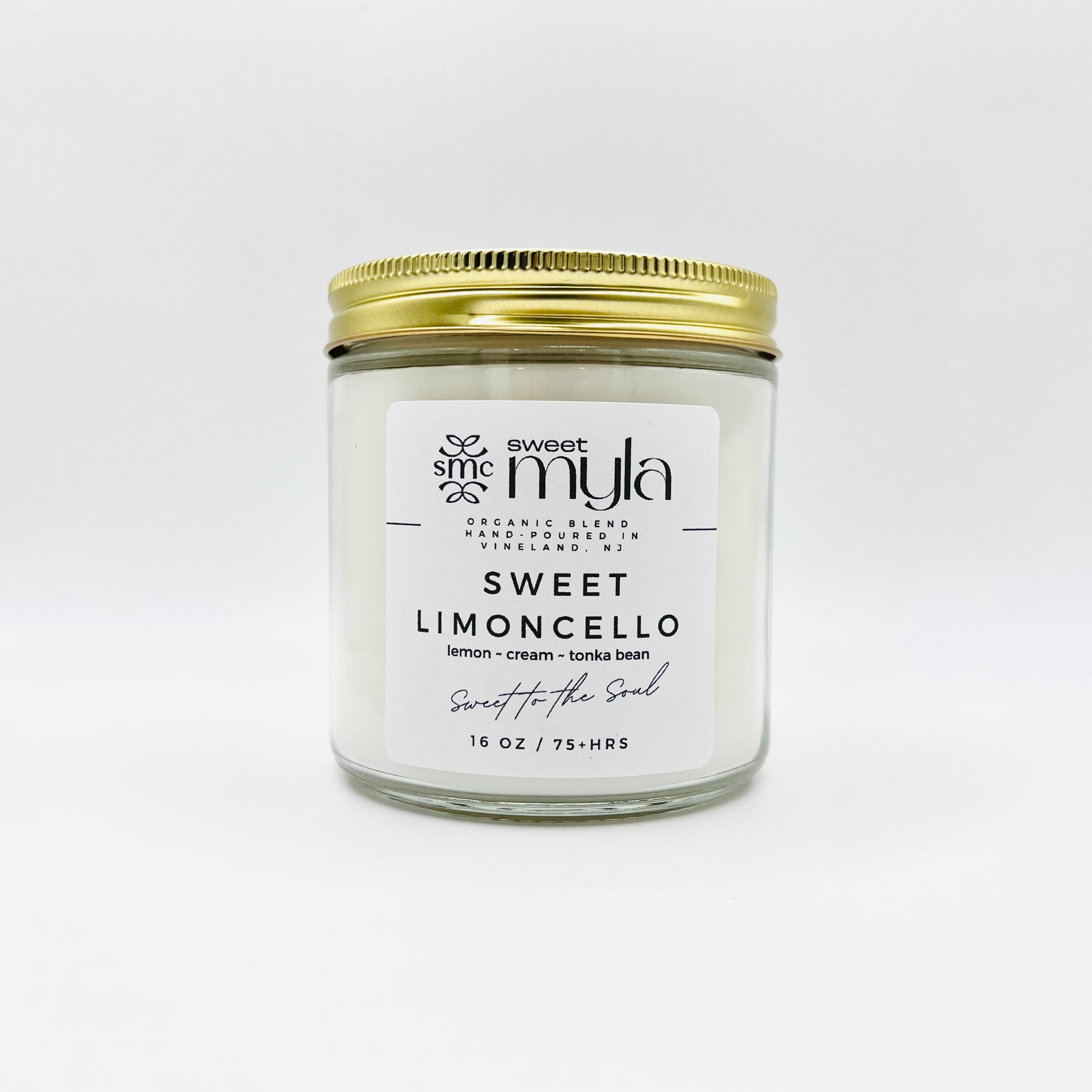 Sweet Limoncello Candle with fragrance notes of Lemon, Cream & Tonka Bean 