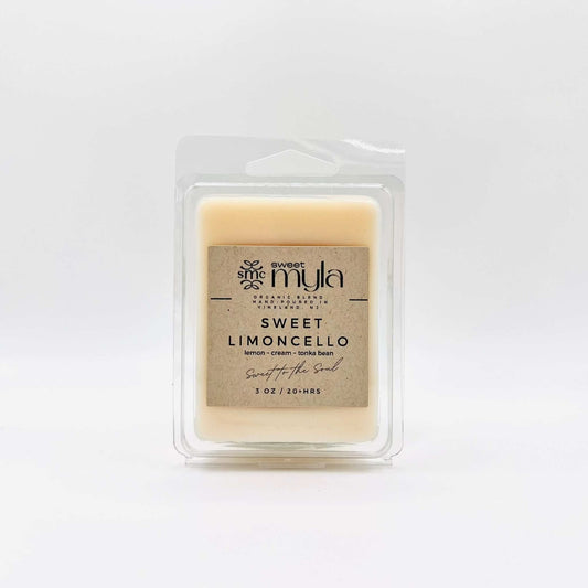 Sweet Limoncello wax melt with fragrance notes of Lemon, Cream & Tonka Bean 