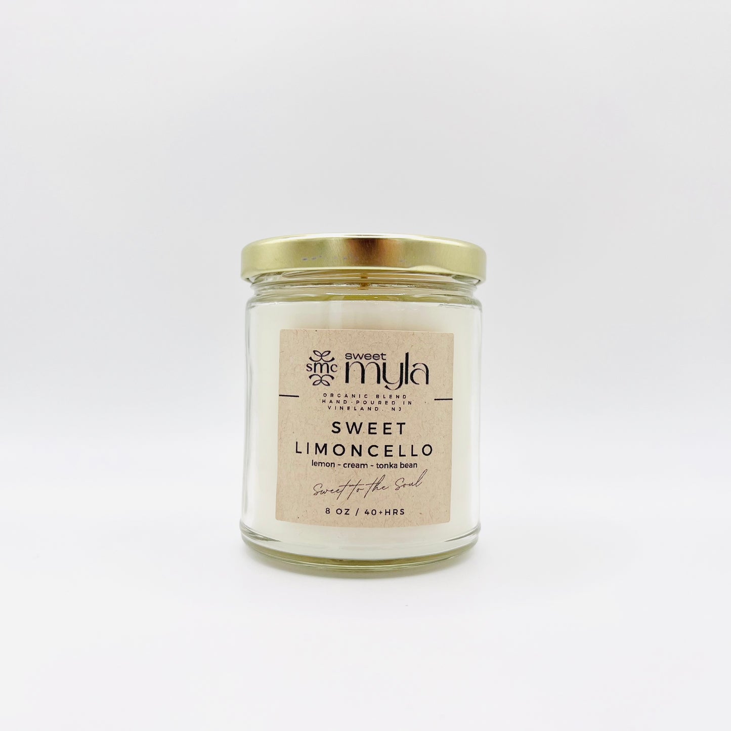 Sweet Limoncello Candle with fragrance notes of Lemon, Cream & Tonka Bean 