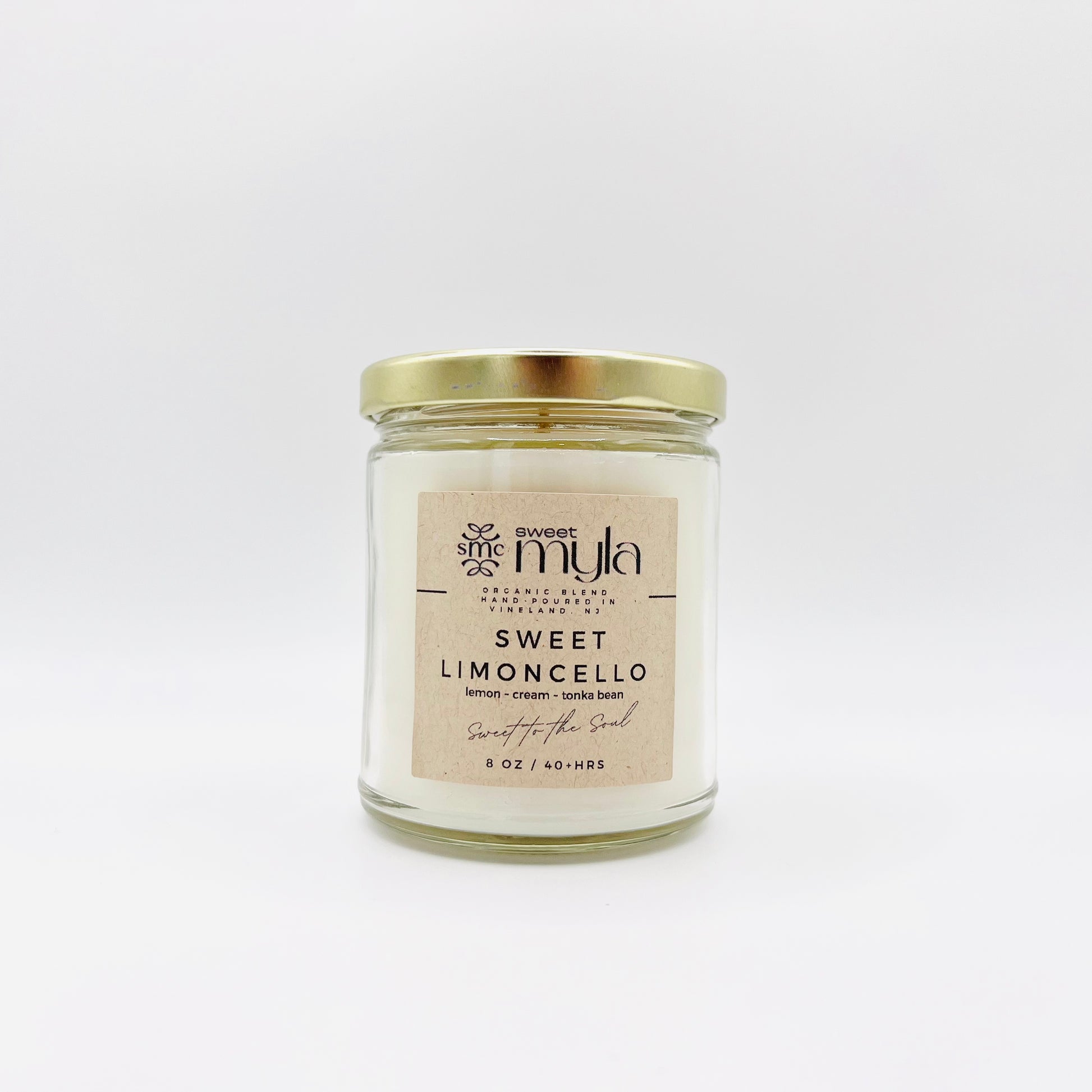 Sweet Limoncello Candle with fragrance notes of Lemon, Cream & Tonka Bean 