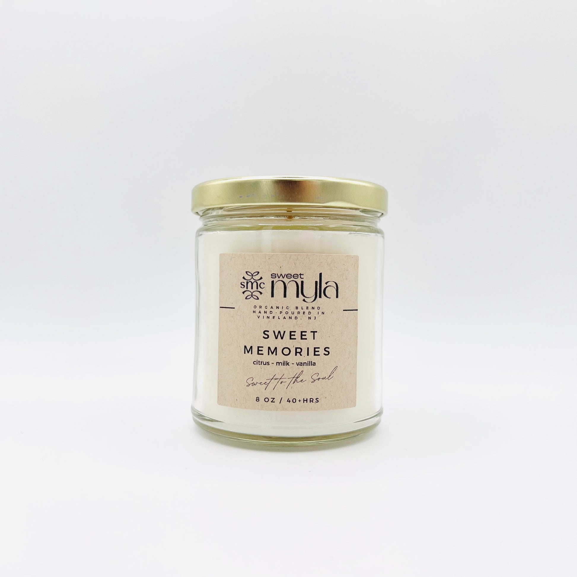 Sweet Memories Candle with fragrance notes of Citrus, Creamy Milk & Sweet Vanilla 