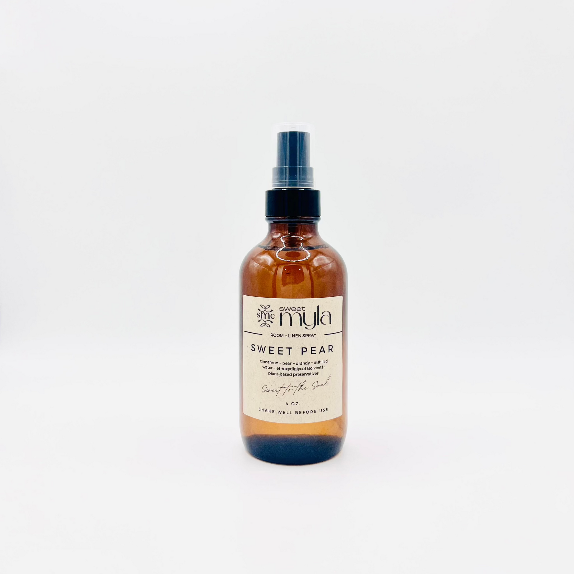 Sweet Pear Room + Linen Spray with Cinnamon, Pear, Brandy Scents