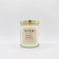 Sweet Sunset Candle with pomegranate, amber, and patchouli scents. 