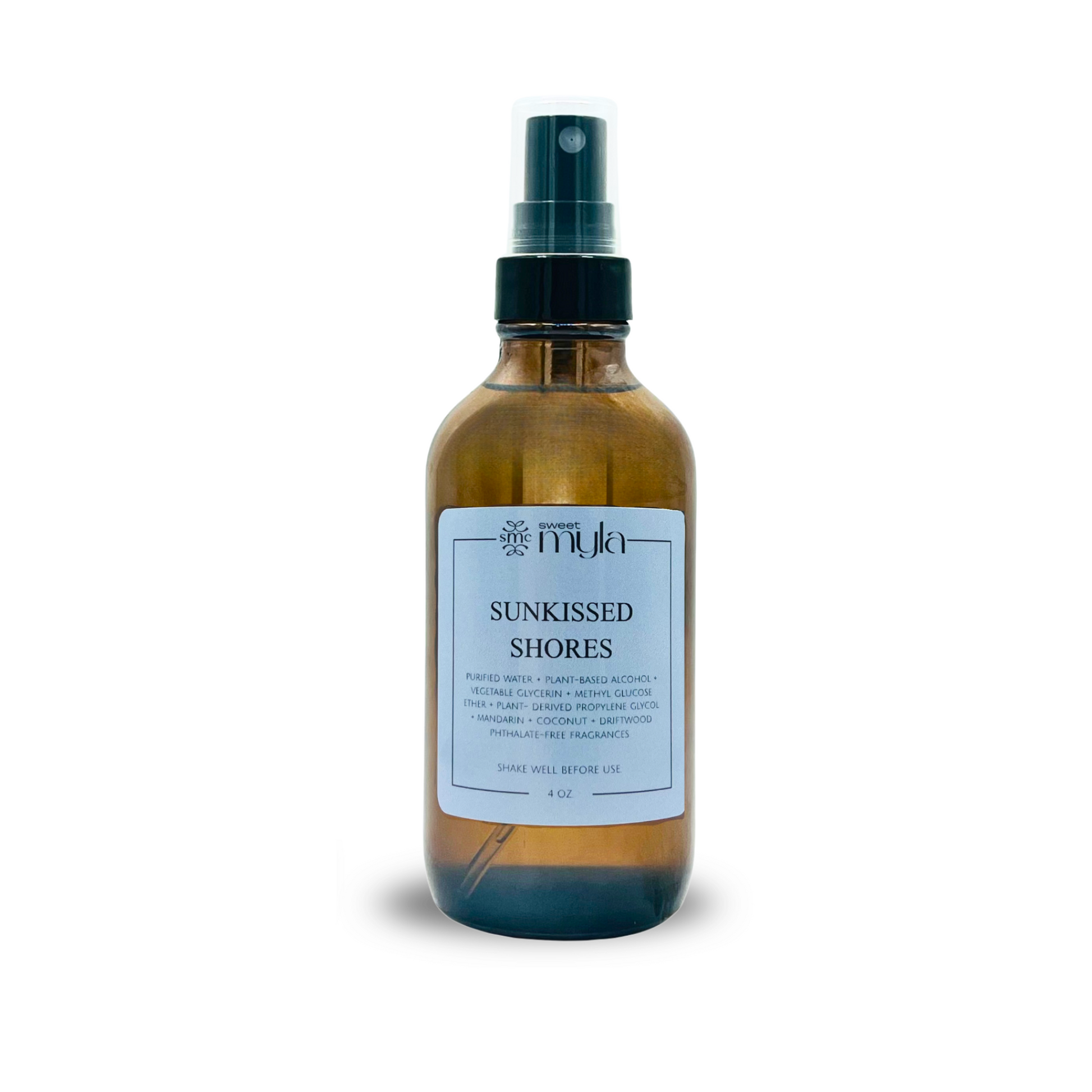 Sunkissed Shores Room + Linen Spray | Mandarin, Coconut & Driftwood